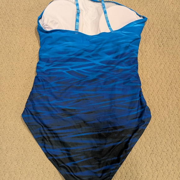 Holipick Women's One-shoulder One-Piece Swimsuit NWT Size XL - Picture 3 of 3
